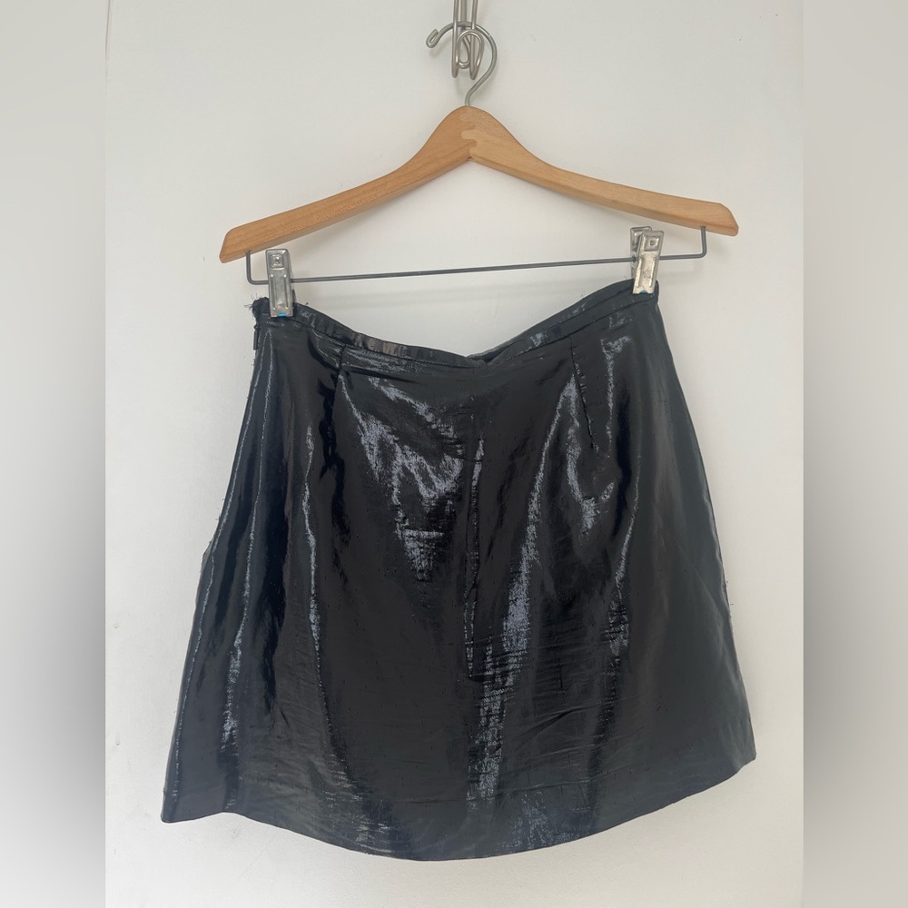 Tom Ford for Gucci Wet Look Vintage Mini Skirt XS